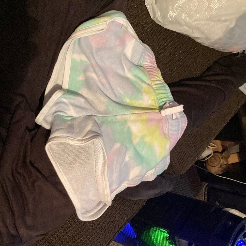 Tie dye shorts